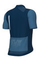 ALÉ Kolesarski dres s kratkimi rokavi - FOLLOW ME PR-E - turkizna
