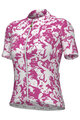 ALÉ Kolesarski dres s kratkimi rokavi - ESSENZA PRAGMA - bela/rožnata