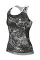ALÉ Kolesarski dres brez rokavov - MARBLE PRAGMA - črna/bela