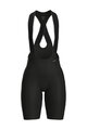 ALÉ Kolesarske kratke hlače z naramnicami - WATT 3.6 R-EV1 - črna