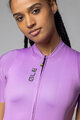 ALÉ Kolesarski dres s kratkimi rokavi - COLOR BLOCK PRAGMA - vijolična