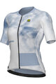 ALÉ Kolesarski dres s kratkimi rokavi - ATMOSFERA PR-E - bela/modra