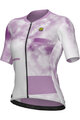 ALÉ Kolesarski dres s kratkimi rokavi - ATMOSFERA PR-E - bela/rožnata