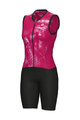 ALÉ Kolesarski kombinezon - MIRROR PRAGMA - rdeča/bela/črna