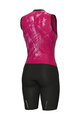 ALÉ Kolesarski kombinezon - MIRROR PRAGMA - rdeča/bela/črna