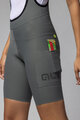 ALÉ Kolesarske kratke hlače z naramnicami - GRAVEL-PRO OFF ROAD - zelena
