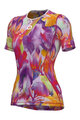 ALÉ Kolesarska  majica s kratkimi rokavi - LILIUM INTIMO - bela/vijolična/rdeča/oranžna