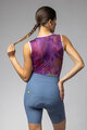 ALÉ Kolesarska  majica brez rokavov - LILIUM INTIMO - vijolična/rdeča/oranžna