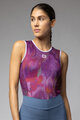 ALÉ Kolesarska  majica brez rokavov - LILIUM INTIMO - vijolična/rdeča/oranžna