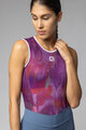 ALÉ Kolesarska  majica brez rokavov - LILIUM INTIMO - vijolična/rdeča/oranžna