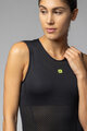 ALÉ Kolesarska  majica brez rokavov - VELO ACTIVE INTIMO - črna