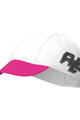 ALÉ Kolesarska kapa - FLAG - bela/rožnata