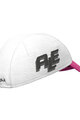 ALÉ Kolesarska kapa - FLAG - bela/rožnata