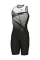 ALÉ Kolesarski kombinezon - HORIZON TRIATHLON - bela/siva/črna