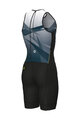 ALÉ Kolesarski kombinezon - HORIZON TRIATHLON - bela/modra/črna
