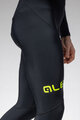 ALÉ Kolesarske dolge hlače z naramnicami - PRAGMA WINTER 2.0 - črna