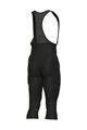 ALÉ Kolesarske dolge hlače z naramnicami - PRAGMA WINTER 2.0 - črna