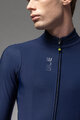 ALÉ Kolesarski dres z dolgimi rokavi zimski - PRAGMA FONDO 3.0 - modra