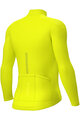 ALÉ Kolesarski dres z dolgimi rokavi zimski - PRAGMA FONDO 3.0 - rumena