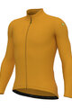 ALÉ Kolesarski dres z dolgimi rokavi zimski - PRAGMA FONDO 3.0 - rumena