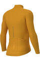 ALÉ Kolesarski dres z dolgimi rokavi zimski - PRAGMA FONDO 3.0 - rumena