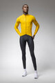 ALÉ Kolesarski dres z dolgimi rokavi zimski - PRAGMA FONDO 3.0 - rumena