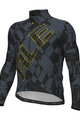 ALÉ Kolesarski dres z dolgimi rokavi zimski - PRAGMA SCHEMA - črna
