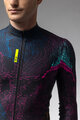 ALÉ Kolesarski dres z dolgimi rokavi zimski - PRAGMA ZANZIBAR - črna/večbarvno