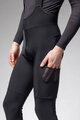 ALÉ Kolesarske dolge hlače z naramnicami - STONES CARGO 2.0 - črna