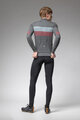 ALÉ Kolesarski dres z dolgimi rokavi zimski - WOOL LINE - siva
