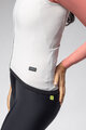 ALÉ Kolesarski brezrokavnik - PR-E THERMO 2.0 - bela