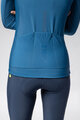 ALÉ Kolesarski dres z dolgimi rokavi zimski - PRAGMA FONDO 3.0 LADY - modra