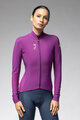 ALÉ Kolesarski dres z dolgimi rokavi zimski - PRAGMA FONDO 3.0 LADY - vijolična