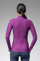 ALÉ Kolesarski dres z dolgimi rokavi zimski - PRAGMA FONDO 3.0 LADY - vijolična