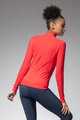 ALÉ Kolesarski dres z dolgimi rokavi zimski - PRAGMA FONDO 3.0 LADY - rdeča