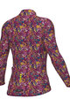 ALÉ Kolesarski dres z dolgimi rokavi zimski - PRAGMA FLOWERY LADY - rožnata/večbarvno