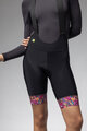 ALÉ Kolesarske kratke hlače z naramnicami - PR-E HIKE - črna