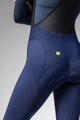 ALÉ Kolesarske dolge hlače z naramnicami - PRAGMA WINTER - modra