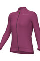 ALÉ Kolesarski dres z dolgimi rokavi zimski - PR-E FOLLOW ME 2.0 LADY - rožnata