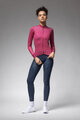 ALÉ Kolesarski dres z dolgimi rokavi zimski - PR-E FOLLOW ME 2.0 LADY - rožnata