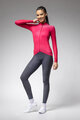 ALÉ Kolesarski dres z dolgimi rokavi zimski - PR-E FOLLOW ME 2.0 LADY - rožnata