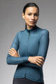 ALÉ Kolesarski dres z dolgimi rokavi zimski - PR-E FOLLOW ME 2.0 LADY - modra
