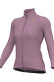 ALÉ Kolesarski dres z dolgimi rokavi zimski - R-EV1 WARM RACE 2.0 LADY - vijolična