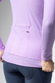 ALÉ Kolesarski dres z dolgimi rokavi zimski - R-EV1 WARM RACE 2.0 LADY - vijolična