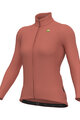 ALÉ Kolesarski dres z dolgimi rokavi zimski - R-EV1 WARM RACE 2.0 LADY - rožnata