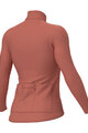 ALÉ Kolesarski dres z dolgimi rokavi zimski - R-EV1 WARM RACE 2.0 LADY - rožnata