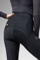 ALÉ Kolesarske dolge hlače brez naramnic - PRAGMA WINTER - črna