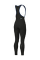 ALÉ Kolesarske dolge hlače z naramnicami - KLIMATIK K-ATMO 3.0 - črna