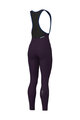 ALÉ Kolesarske dolge hlače z naramnicami - KLIMATIK K-ATMO 3.0 - bordo
