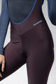 ALÉ Kolesarske dolge hlače z naramnicami - KLIMATIK K-ATMO 3.0 - bordo